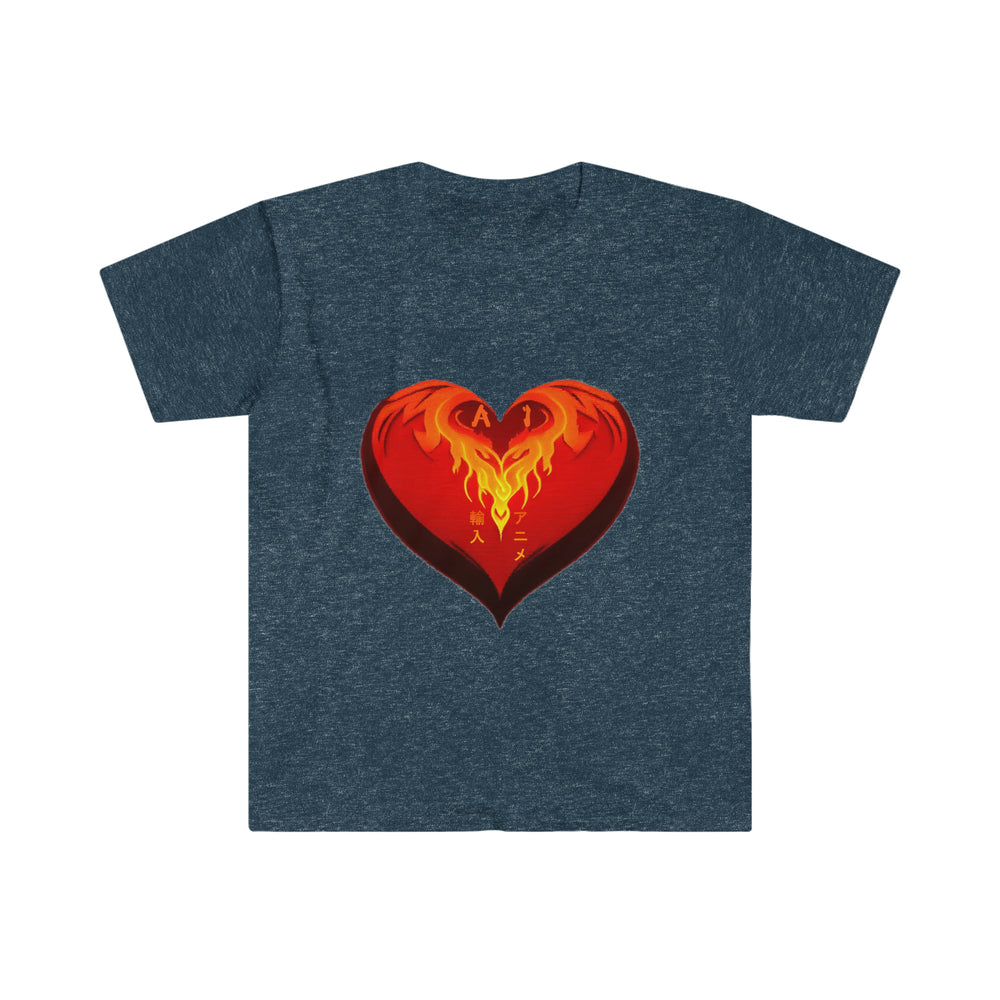 Heart of Flame Unisex Softstyle T-Shirt