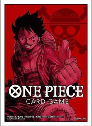 One Piece Card Game Official Sleeves - Monkey.D.Luffy (70-Pack) - Bandai Card Sleeves