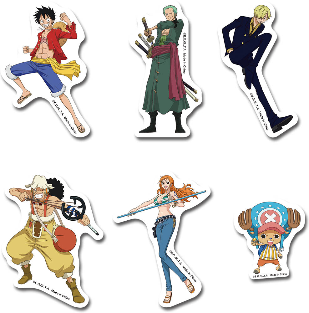 ONE PIECE - AFTER 2 YEARS CHARACTER GROUP DIE-CUT STICKER