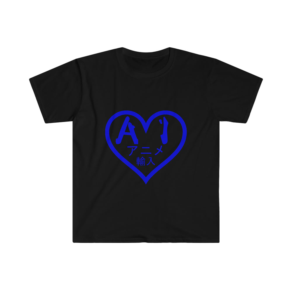 Anime Imports 2010 Heart Logo (Blue) Unisex Softstyle T-Shirt