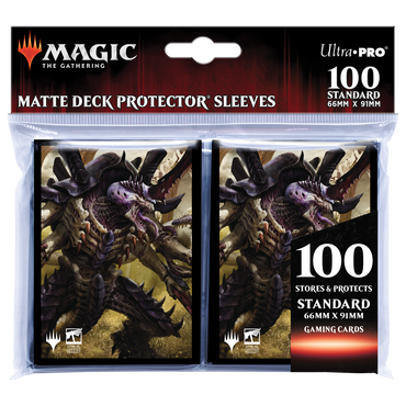 Ultra PRO: Standard 100ct Sleeves - Warhammer 40k Commander Deck (The Swarmlord)
