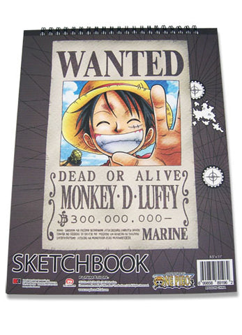 ONE PIECE LUFFY WANTED SKETCHBOOK