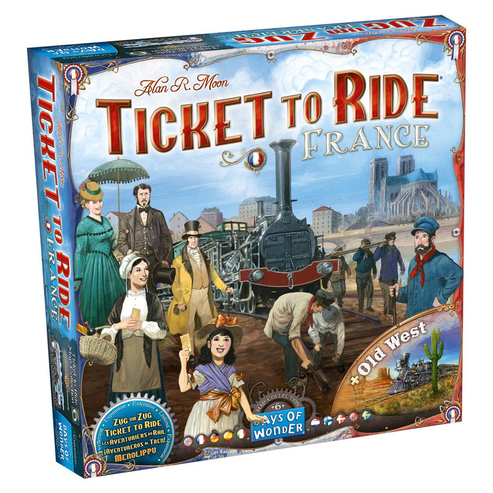 TICKET TO RIDE: FRANCE-OLD WEST MAP 6