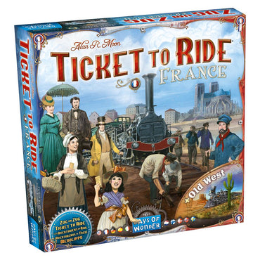 TICKET TO RIDE: FRANCE-OLD WEST MAP 6