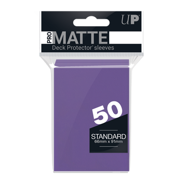 Ultra PRO: Standard 50ct Sleeves - PRO-Matte (Purple)