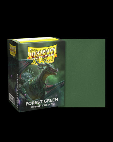 Dragon Shields: Forest Green Matte 100