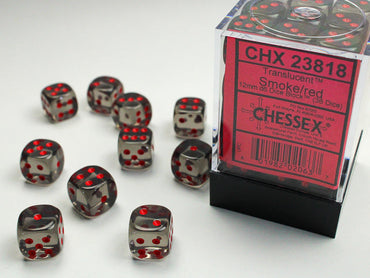 Chessex Translucent 12mm 6-Sided Dice Block (ONLINE ORDER ONLY)