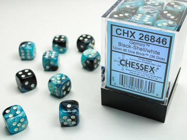 Chessex 12mm 6-Sided Gemini Dice Block (ONLINE ORDER ONLY)