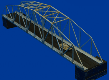 12" Steel Bridge for Vehicle or Railroad (Matboard) - 285CSS013 (Online Order Only)