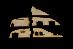 15mm Ruins (MDF) - 15MMDF044 (Online Order Only)