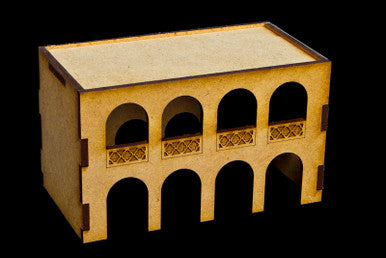 Middle East Two Story Building (MDF) - 15MMDF046 (Online Order Only)
