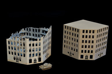 6mm European Corner Building and Ruined Version - 285CSS016 (Online Order Only)