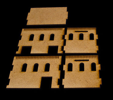 Middle East Two Story Building (MDF) - 15MMDF020 (Online Order Only)