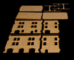 Middle East Three Story Building With Removable Roof (MDF) - 15MMDF023-R (Online Order Only)