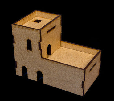 Middle East Two Story Building  (MDF) - 15MMDF026 (Online Order Only)
