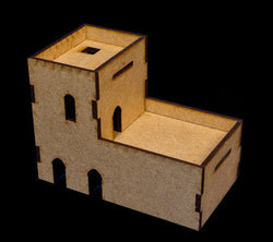 Middle East Two Story Building  (MDF) - 15MMDF026 (Online Order Only)