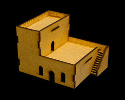 Middle East Two Story Building (MDF) - 15MMDF049 (Online Order Only)