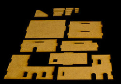 Middle East Two Story Building (MDF) - 15MMDF049 (Online Order Only)