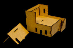 Middle East Two Story Building with Removable Roof (MDF) - 15MMDF049R (Online Order Only)