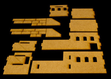 Middle East Building with 2 Outside Stairs (MDF) - 15MMDF050 (Online Order Only)