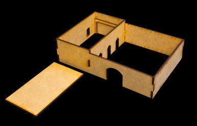 Walled Compound With Removable Roof (MDF) - 15MMDF034-R (Online Order Only)