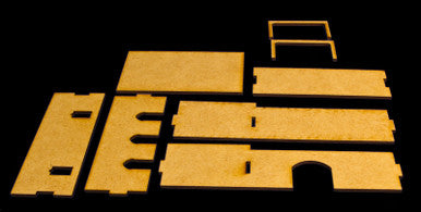 Walled Compound With Removable Roof (MDF) - 15MMDF034-R (Online Order Only)