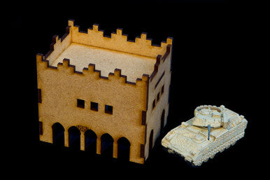 Middle East Two Story Building - 28MMDF016 (Online Order Only)