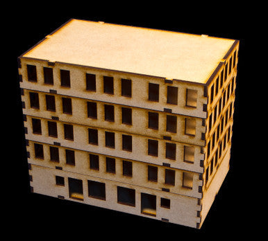 15mm "Stackable" Building, Ground Floor (MDF) - 15MMDF103-1 (Online Order Only)