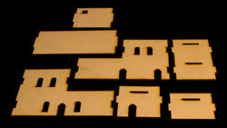 Middle East Two Story Building (MDF) - 15MMDF120 (Online Order Only)
