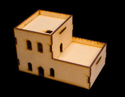 Middle East Two Story Building (MDF) - 15MMDF121 (Online Order Only)
