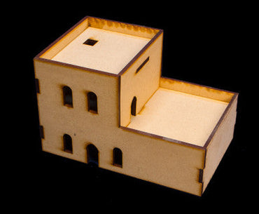 Middle East Two Story Building With Removable Roof (MDF) - 15MMDF121-R (Online Order Only)