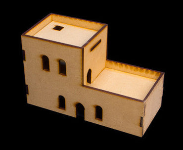 Middle East Two Story Building (MDF) - 15MMDF120 (Online Order Only)