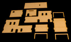 Middle East Two Story Building With Removable Roof (MDF) - 15MMDF120-R (Online Order Only)