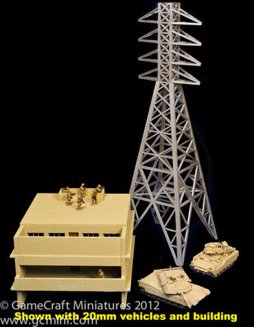 Power Transmission Tower, AKA Electricity Plyon (15mm & 20mm) (MDF) - 15MMDF123 (Online Order Only)