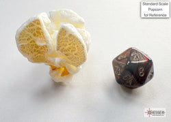 Scarab Blue Blood/gold Mini-Polyhedral 7-Die Set (Mini Poly Release 3) (Online Only)