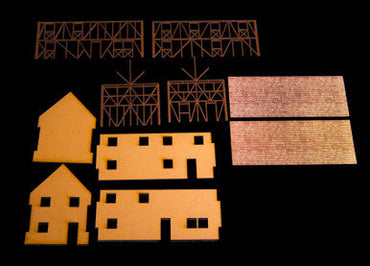Two Story Large Half Timber House (MDF) - 15MMDF303 (Online Order Only)