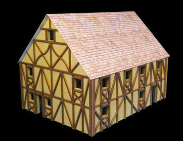 Two Story Large Half Timber House with attic (MDF) - 15MMDF304 (Online Order Only)