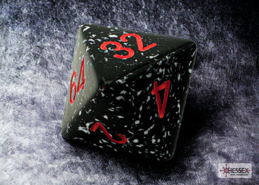Speckled Space 8-Sided Doubling Cube | 1-128 Backgammon Type Novelty Dice (Online Only)