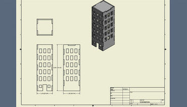 City Building (MDF) - 15MMDF254 (Online Order Only)
