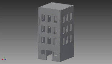 City Building (MDF) - 15MMDF255 (Online Order Only)