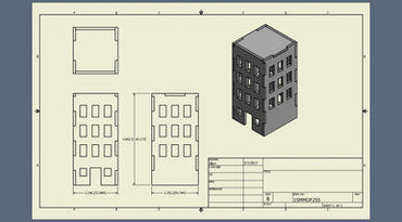City Building (MDF) - 15MMDF255 (Online Order Only)