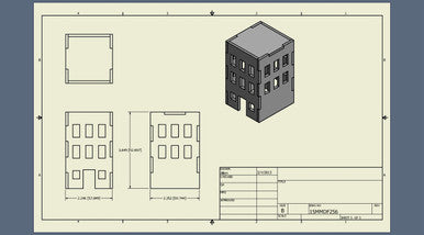 City Building (MDF) - 15MMDF256 (Online Order Only)