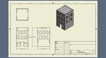 City Building (MDF) - 15MMDF256 (Online Order Only)
