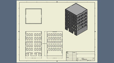 City Building (MDF) - 15MMDF257 (Online Order Only)