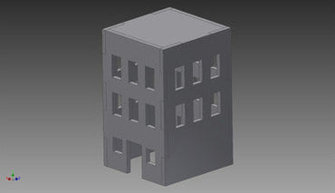 City Building (MDF) - 15MMDF266 (Online Order Only)