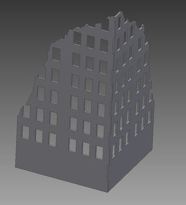 Ruined City Building - 28MMDF002-1 (Online Order Only)
