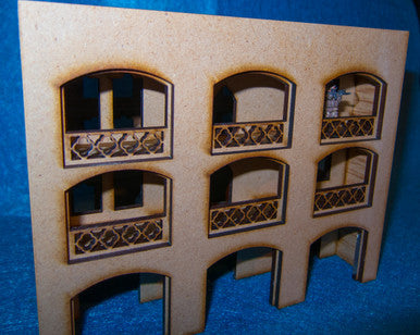 15mm Middle East Three Story Building (MDF) - 15MMDF151 (Online Order Only)