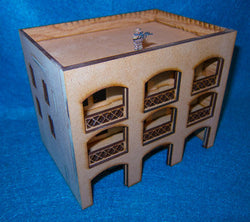 15mm Middle East Three Story Building (MDF) - 15MMDF151 (Online Order Only)