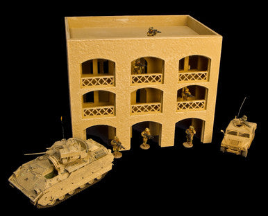 15mm Middle East Three Story Building (MDF) - 15MMDF151 (Online Order Only)