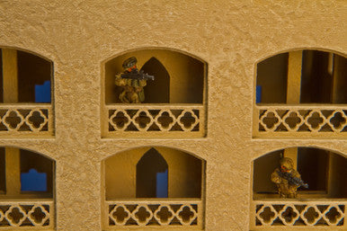 15mm Middle East Three Story Building (MDF) - 15MMDF151 (Online Order Only)